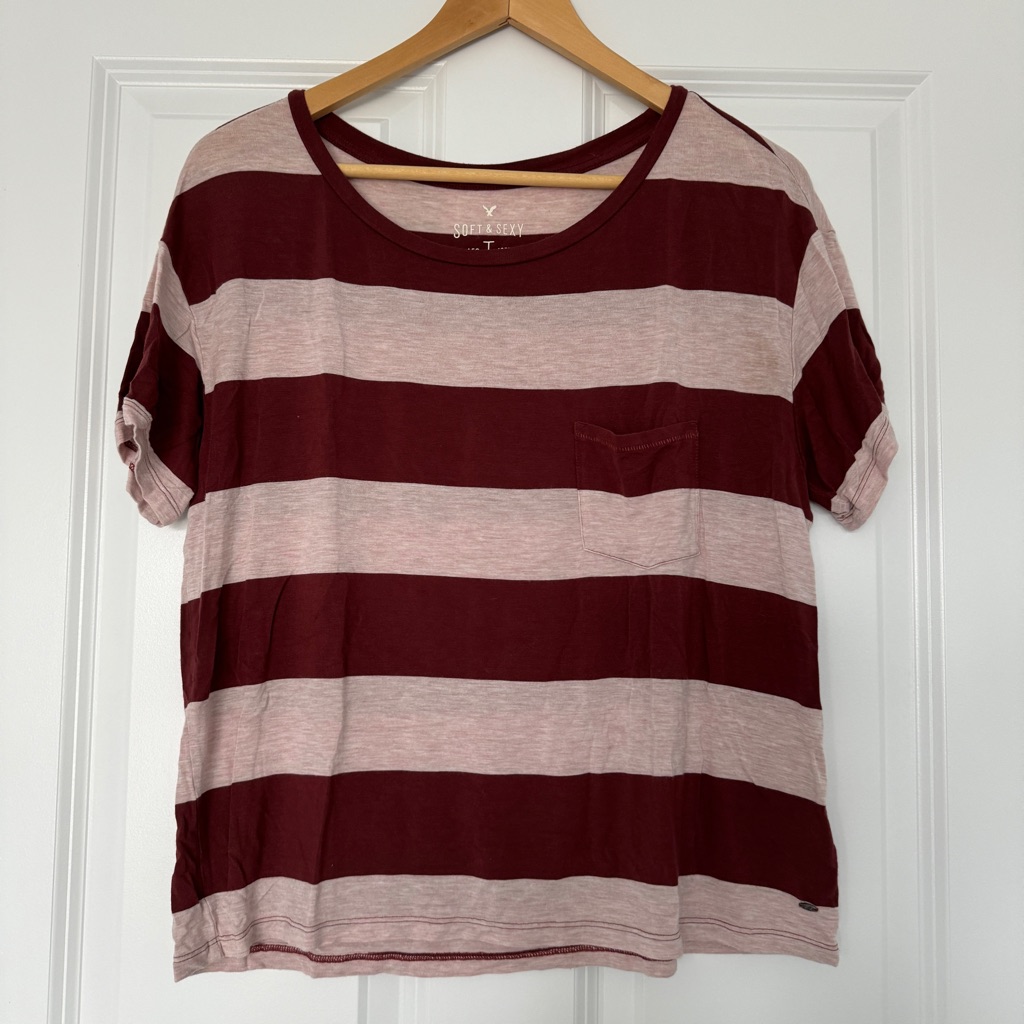 American Eagle Outfitters Soft And Sexy Striped Tee